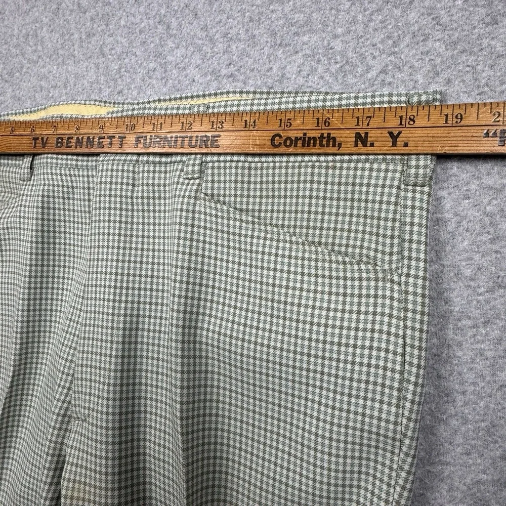 Vintage Polyester Pants 36x31 Slacks Trousers Rockability Hipster‎ Retro 70s 80s